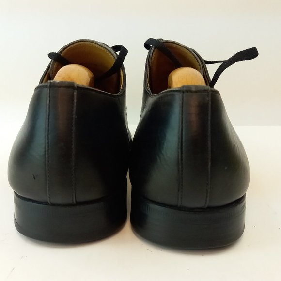 Magnanni Black Leather Men Dress Shoes (7.5 US) - Picture 10 of 13